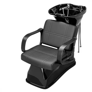 Cross-border Light Luxury Leather Adjustable Shampoo Chair for Hair Salons