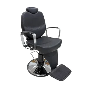 Cross border Metal Barber Chair with Hydraulic Lift and Swivel for Hair Salon Factory Direct Sales