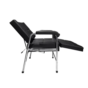 Cross border New Modern Simple Style Metal Waiting Chair Multi angle Adjustable Wear resistant Waterproof Oil proof Beauty Chair