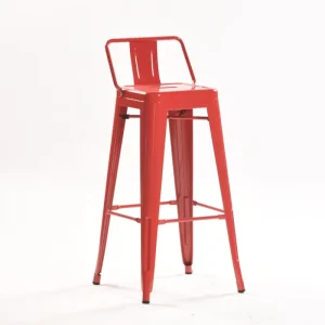 Cross-border Supply Bar Stools Counter High Leg Colorful Chair Fast Food Cafe Bar Stool