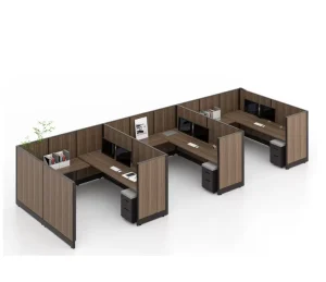 Cubicle Desk Office Modular Panel System Workstation Partition for Coworking Staff Desk Table