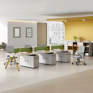 Cubicle Partition Desk Open Modular 4 6 8 Person Seater Office Table Customized Staff Home Office Work Station