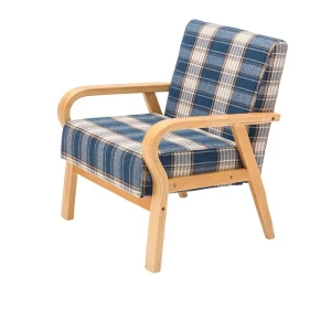 Curved Wooden Solid Wood Living Room Sofa and Chair with Metal Legs for Balcony Layout Dining and Hotel Use Also for Bedroom