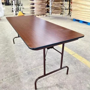 Custom 6ft Rectangular Folding Table Modern Minimalist Design for Home Bar Office Dining Kitchen Multifunctional Home Furniture