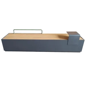 Custom Antique Steel Metal Bench Seat for Outdoor Dining Personalized Garden Patio Bench Chair for Public Park Seating