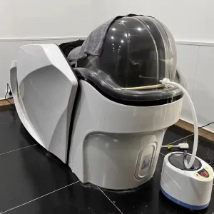 Custom Color Massage Shampoo Chair Full Flat Lying Head Washing Bed with Ceramic Bowl Professional Beauty Salon Backwash Unit