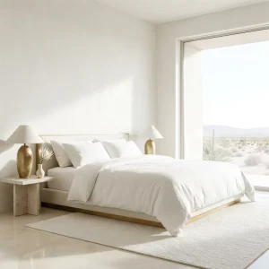 Custom Crafted Hotel Furniture Hotel Bedroom Set for High End Villas with Full FF&E and Joinery Integration