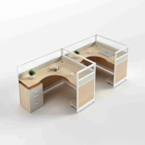 Custom Cubicle Office Furniture Modular Office Glass Partition Office Desk Table Dividers Staff Office Desk