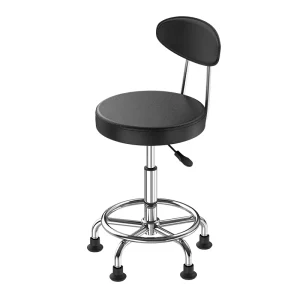 Custom Design Modern Iron Metal Lab Stool 100% Polyurethane Seat Hospital Workshop Office Use Adjustable Features Wheels Option