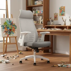 Custom Design Modern Office Executive Manager Chairs High Back Mesh Comfortable Ergonomic Fixed Armrest Swivel School Outdoor
