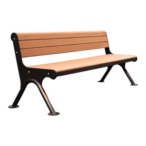 Custom Design Outdoor Furniture Public Park Wpc Wood Bench Seating Outside Garden Patio Commercial Seat Benches for School