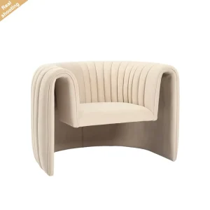 Custom Designer Barrel Armchair Luxury Single Sofa Chair Living Room Lounge Chair for Home Hotel