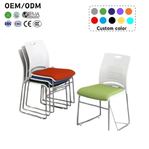 Custom Foldable Modern Office Chair for Home Office and Dining High Quality Steel Visitor Chair
