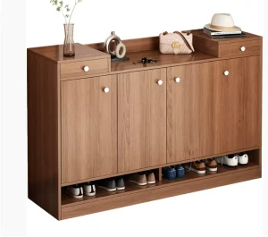 Custom Freestanding Modern Large Capacity Shoe Cabinet for Living Room and Villa