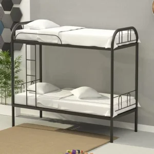 Custom Heavy Duty Metal Bunk Bed Frame Twin Size for School Dormitory Modern Sofa Bed Assembled for Adults