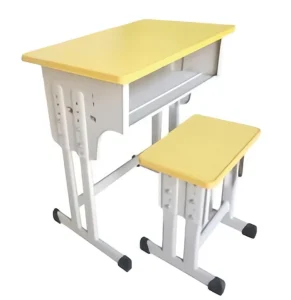 Custom Height Adjustable Study Table and Stool Student Items Study School Table and Stool School Set Study Table for Schools
