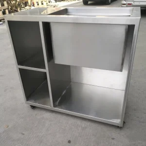 Custom Hospital Use Office Furniture Cabinet 304 Stainless Steel Midcentury Design Lacquer Door Panel Surface Treatment Metal