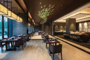Custom Hotel Restaurant Furniture Dining Table Chair Set