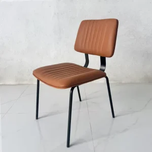 Custom Iron Chair Cafe Chair Modern Fabric Metal Leg Fabric Dining Industrial Chairs Modern