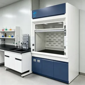 Custom Laboratory Furniture Lab Bench with Cabinet Free 3D Design for Workshop