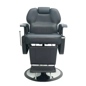 Custom Logo Modern Classic Barber Shop Equipment Hydraulic Lift Recliner Chair Manufacturer Direct Sale for Grooming Salon