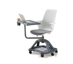 Custom Logo Modern Durable Comfortable School Plastic Chair Writing Table Ergonomic Adjustable Height 5 Year Quality