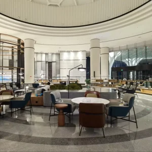 Custom Luxury Contemporary Wooden Restaurant Furniture Sets Commercial Seating Chair Furniture for Hotel