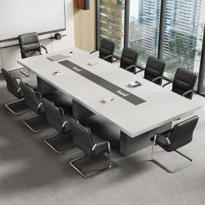 Custom Luxury Modern Office Furniture High Regular High Table Conference Wooden Conference Room Chairs and Tables