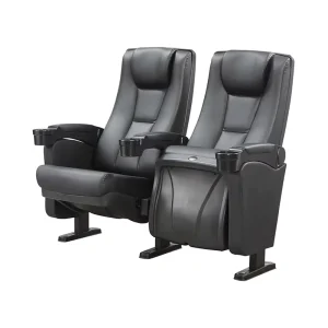 Custom Luxury Theater Auditorium Fabric Cinema Chairs with Modern Design Commercial Foldable School Use 5 Year Warranty