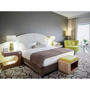 Custom Made FF&E Project Luxury 5 Star Modern Hotel Bedroom Bed Room Furniture Set Hotel Furniture