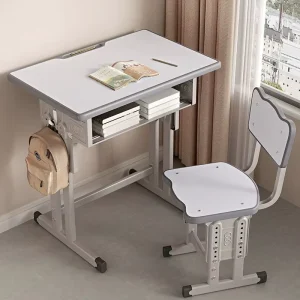 Custom Made Student Desk and Chair Set Stable for Home or School Study Room School Tables and Chairs