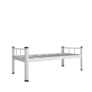 Custom Metal Modern Twin XL Size Single Layer Bed Frame for Labor Accomodation Dormitory