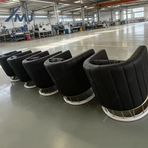Custom Modern Beauty Salon Waiting Chair Manicure Sofa Nail Chair for Nail Table