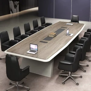Custom Modern Conference Room Desk Furniture for Meeting Assembly Office Table Conference Table Withe Sockets