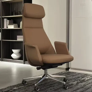 Custom Modern Contemporary Swivel Director Genuine Leather Executive Office Chairs