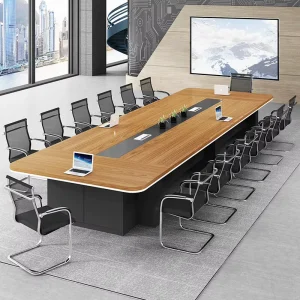 Custom Modern Executive Conference Table for Office Furniture Negotiation Table Training Table Made of MDF and Wood Panel