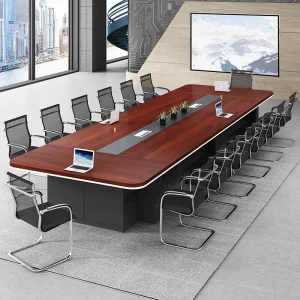 Custom Modern Executive Conference Table for Office Furniture Negotiation Table Training Table Made of MDF and Wood Panel