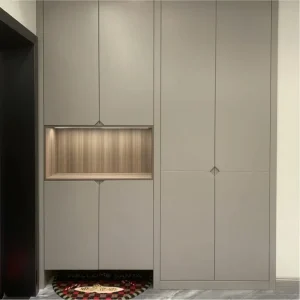 Custom Modern Furniture Shoe Rack Cabinet Wooden Living Room Furniture Luxury European for Spacious Villa