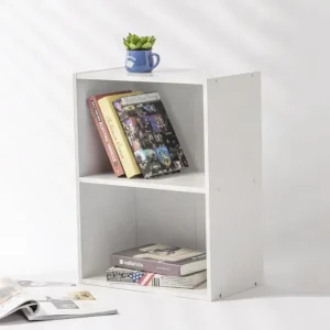 Custom Modern Home Office Wooden Cube Bookcase Display Shelf, Mini Multi-Layer Bookshelf for Living Room