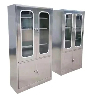 Custom Modern Hospital Medicine Cabinet with 3 Drawers for Hotel Operating Room