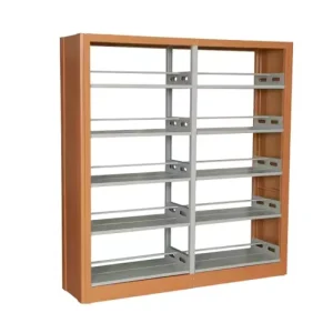 Custom Modern Iron 5 Layer Adjustable Height Bookshelf for Outdoor Use School Library Office Bedroom Living Room Hotel Gym