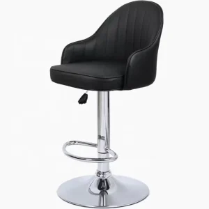 Custom Modern Luxury Restaurant Nordic Backrest High Bar Stool Chairs for Counter Bar Stool