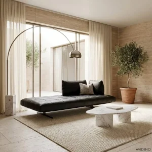 Custom Modern Minimalist Low Profile Sofa with One Stop Furniture Solution for Hotel Villa Restaurant Project Supply