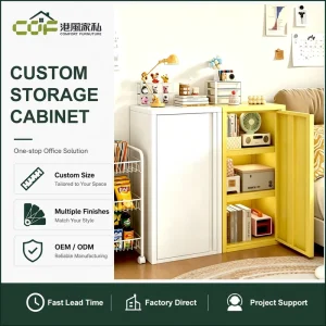 Custom Modern Modular Storage Cabinet Lockable Doors for Office School Basement Use Large Capacity Commercial Filing Cabinet