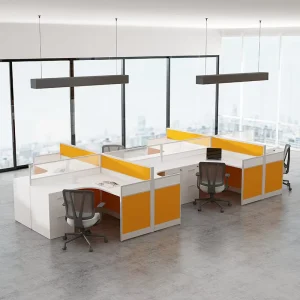 Custom Modern Office Workstation Modular Partition Cubicles 2 4 Person Office Cubicle Partition Modern Office Furniture