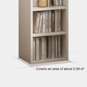 Custom Modern Panel Office Study Simple Multi layer Corner Lattice Storage Shelf Home Floor Storage Bookshelf