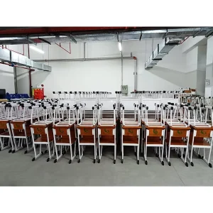 Custom Modern Primary School Desk Chair Set for Classroom Students Wooden Single Desks and Chairs for Preschool to High School