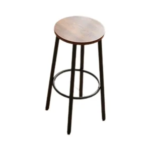 Custom Modern Stools Metal Coffee Shop Furniture Bar Chairs Restaurant Chairs Wooden Bar Stool High Chair