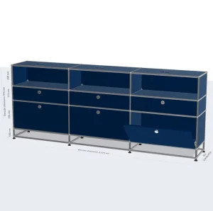 Custom Modular Foldable Large Capacity Stainless Steel Cabinet Anti corrosion Waterproof Storage Unit for Living Room