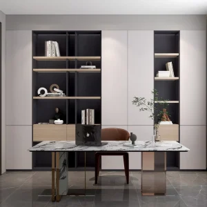Custom Modular Wood Bookshelf Living Room Bedroom Home Office Apartment Hotel Modern Design Adjustable Height Durable Storage